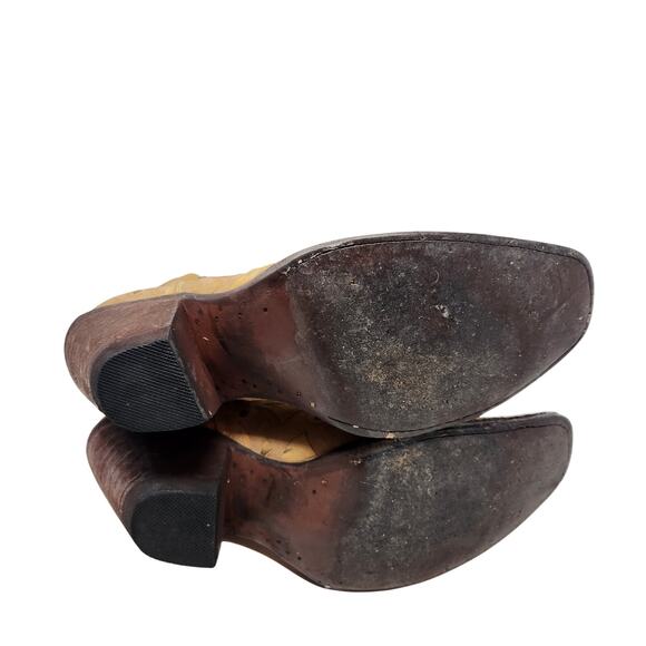 Old Gringo Juno Suede Leather Tan Embroidered Cowgirl Boots Western Size 6.5 B - Picture 11 of 11